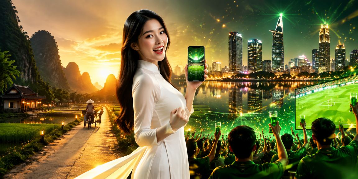 Bối cảnh Ninh Bình minh họa người dùng Việt quan tâm bóng đá